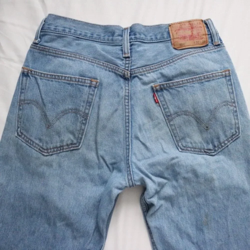 Levi’s Blue Relaxed Fit 550 Jeans